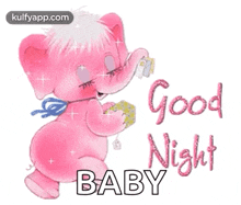Good Night - Baby Elephant Good Night Wishes GIF - Good Night - Baby Elephant Good Night Good Night Wishes GIFs