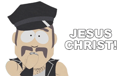 Jesus Christ Mr Slave Sticker - Jesus Christ Mr Slave South Park Stickers