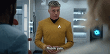 Thank You Captain Christopher Pike GIF - Thank You Captain Christopher Pike Anson Mount GIFs