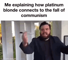 Communism Platinum Blonde GIF - Communism Platinum Blonde GIFs