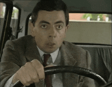 Mr Bean Carpark GIF - Mr Bean Carpark Driving GIFs