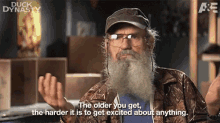 duck dynasty reality tv getting old birthday not excited