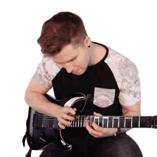 rocking out cole rolland playing guitar making music guitarist rocking out cole rolland playing guitar making music guitarist