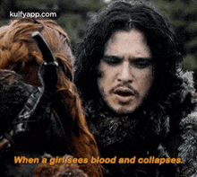 When A Girlisees Blood And Collapses.Gif GIF - When A Girlisees Blood And Collapses Game Of-thrones Hindi GIFs