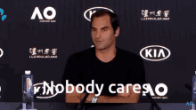 Roger Federer GIF - Roger Federer Nobody Cares GIFs