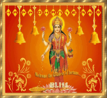 Goddess Of Fortune Bliss GIF - Goddess Of Fortune Bliss Happy Dhanteras GIFs