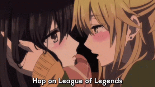 Hop On League Of Legends Anime Girls Kissing GIF - Hop On League Of Legends  Hop On League Anime Girls Kissing - Discover & Share GIFs