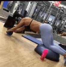 Girl Workout GIF - Girl Workout Ab Roller GIFs
