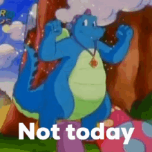 Dragontailes Not GIF - Dragontailes Not Today GIFs