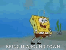 Bring It Around Town Spongebob GIF - Bring It Around Town Spongebob Whoa GIFs