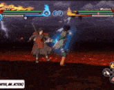 a video game with lee and madara in it