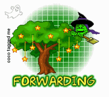 Little Green Witch Forwarding GIF - Little Green Witch Forwarding Witch GIFs