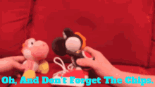 Sml Black Yoshi GIF - Sml Black Yoshi Oh And Dont Forget The Chips GIFs