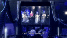 a screen says i will talk to the doctor on it