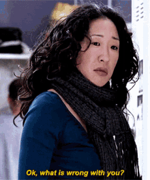 Greys Anatomy Cristina Yang GIF - Greys Anatomy Cristina Yang Ok What Is Wrong With You GIFs