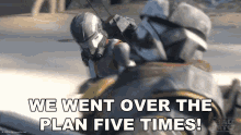 We Went Over The Plan Five Times Echo GIF - We Went Over The Plan Five Times Echo Star Wars The Bad Batch GIFs