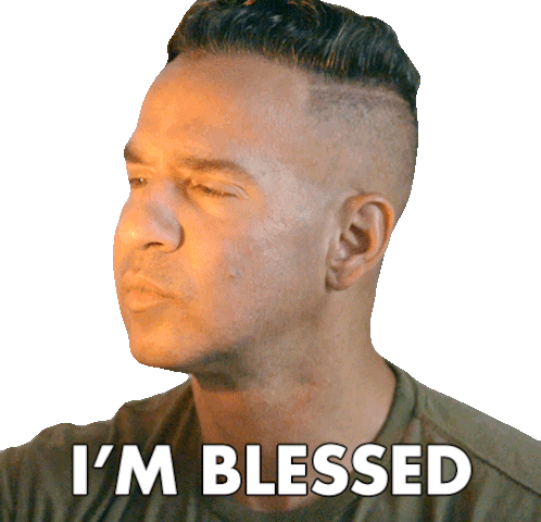 Im Blessed The Situation Sticker - Im Blessed The Situation Mike Sorrentino Stickers