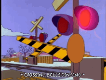 The Simpsons Crossing GIF