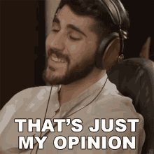 Thats Just My Opinion Rudy Ayoub GIF - Thats Just My Opinion Rudy Ayoub Its My Opinion GIFs
