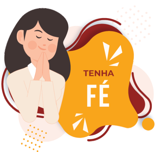 Tenha Fe Smile Sticker - Tenha Fe Smile Girl Stickers