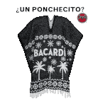 Bacardimx Poncho Sticker