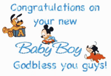 Baby Boy GIF - Baby Boy Congratulations On Your New Baby Boy God Bless You Guys GIFs