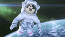 astronaut panda in space astronaut panda i dont care ed sheeran