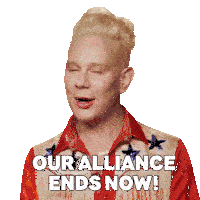 Our Alliance Ends Now Jimbo Sticker - Our Alliance Ends Now Jimbo Rupaul’s Drag Race All Stars Stickers