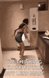 Toilet Girl Spin GIF