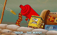 Spongebob Hold The Mayo GIF - Spongebob Hold The Mayo Mayo GIFs