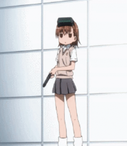 Anime Gun Girl by kawaiibruh  Redbubble