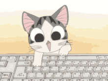 hi anime funny animals cute typist