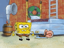 dancing hopping spongebob