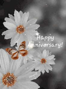 Anniversary Wishes Flower Images GIF