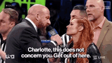 Get Out Of Here Charlotte Flair GIF - Get Out Of Here Charlotte Flair Becky Lynch GIFs