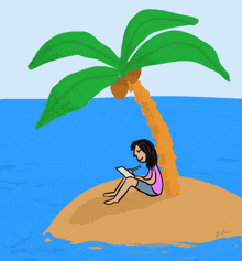 Island Writer Island Writing GIF - Island Writer Island Writing Vacation Writing GIFs