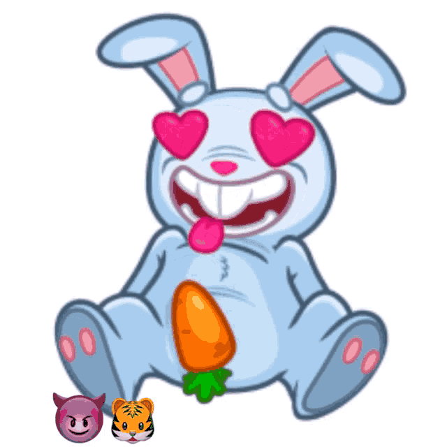 24 Cute bunny emoji gif free download – 🔥100000+ 😝 Funny Gif