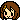a pixel art illustration of a girl with brown hair and a crown on her head .