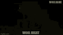 wool night wolf game woolish wolf gn