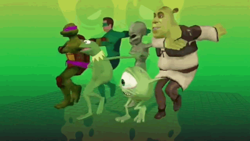 Shrek dançando os melhores hits do Brasil