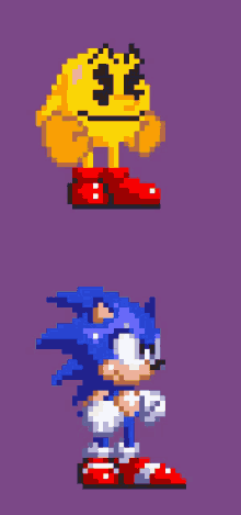 Sonic The Hedgehog Pac Man GIF