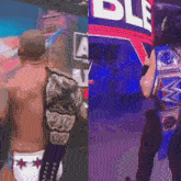 Cm Punk Roman Reigns GIF - Cm Punk Roman Reigns All In GIFs
