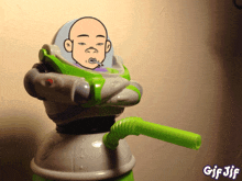 a gif of buzz lightyear from toy story