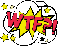 Wtf Fuck Sticker - Wtf Fuck What The Fuck Stickers