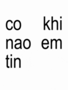 hay quay mat di va om anh them mot are written in black on a white background