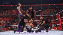 The Judgment Day Dominik Mysterio GIF - The Judgment Day Dominik Mysterio Finn Balor GIFs
