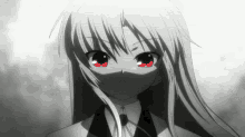 anime girl red eyes
