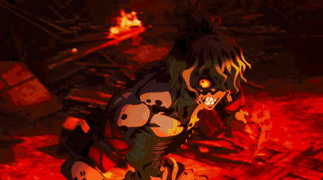 Demon Slayer - Gyuutaro vs Tanjiro