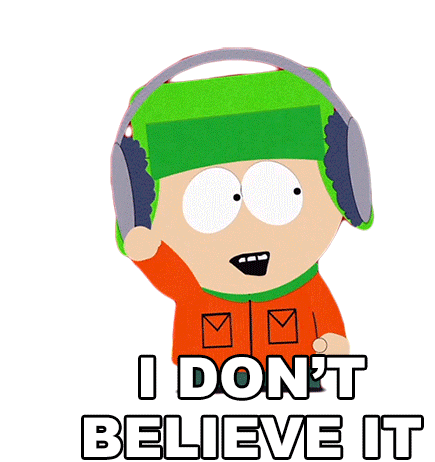 I Dont Believe It Kyle Broflovski Sticker - I Dont Believe It Kyle Broflovski South Park Stickers