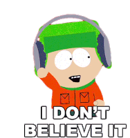 I Dont Believe It Kyle Broflovski Sticker - I Dont Believe It Kyle Broflovski South Park Stickers